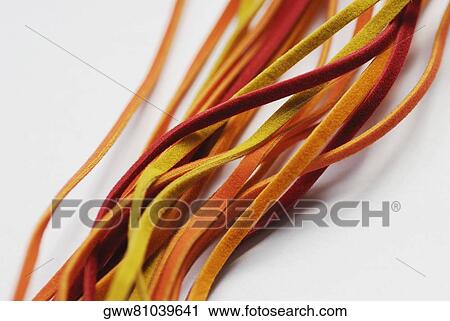 Close-up of strips of colored leather View Large Photo Image Stock Image - Close-up of strips of colored leather. Fotosearch