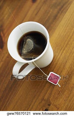 High angle view of a cup of tea View Large Photo Image Stock Image - High angle view of a cup of tea. Fotosearch
