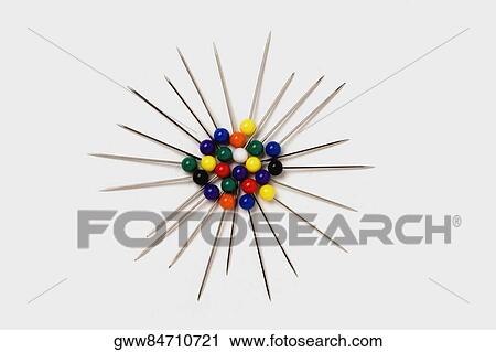 High angle view of straight pins View Large Photo Image Stock Image - High angle view of straight pins. Fotosearch