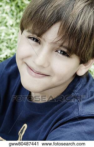 Portrait of a boy smiling View Large Photo Image Stock Image - Portrait of a boy smiling. Fotosearch