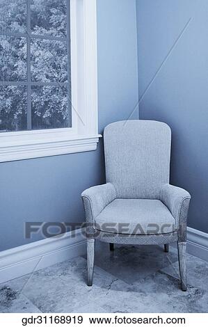 Stock Photo - Armchair in a room. Fotosearch