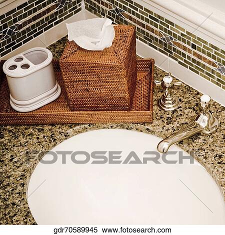 Bathroom sink in the bathroom View Large Photo Image Stock Photography - Bathroom sink in the bathroom. Fotosearch