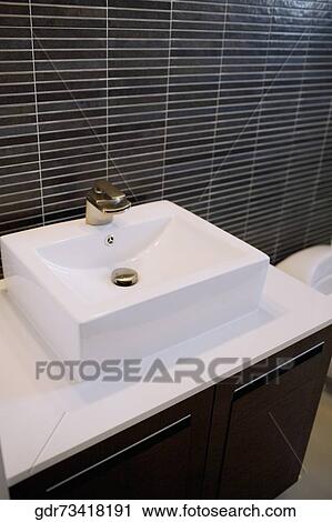 Bathroom sink View Large Photo Image Stock Image - Bathroom sink. Fotosearch