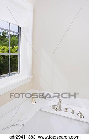 Bathtub in a bathroom View Large Photo Image Stock Image - Bathtub in a bathroom. Fotosearch
