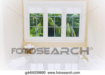Bathtub in a bathroom View Large Photo Image Stock Image - Bathtub in a bathroom. Fotosearch