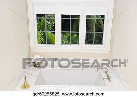 Bathtub in a bathroom View Large Photo Image Stock Photography - Bathtub in a bathroom. Fotosearch