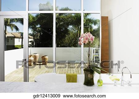 Bathtub in the bathroom View Large Photo Image Stock Photo - Bathtub in the bathroom. Fotosearch