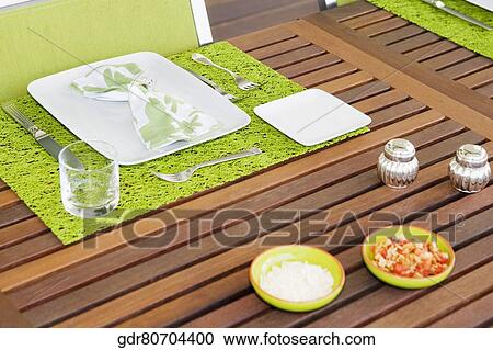 Breakfast on a dining table View Large Photo Image Stock Image - Breakfast on a dining table. Fotosearch