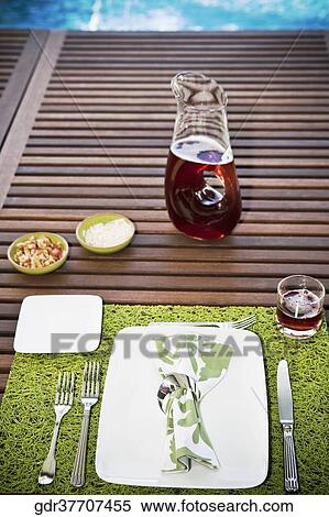 Breakfast on a dining table View Large Photo Image Stock Photography - Breakfast on a dining table. Fotosearch
