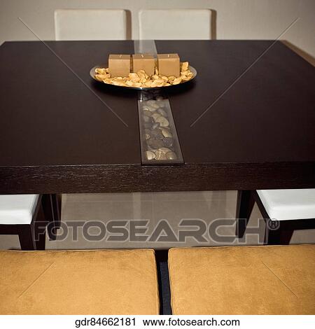 Candles and rose petals in a plate on a table View Large Photo Image Stock Image - Candles and rose petals in a plate on a table. Fotosearch
