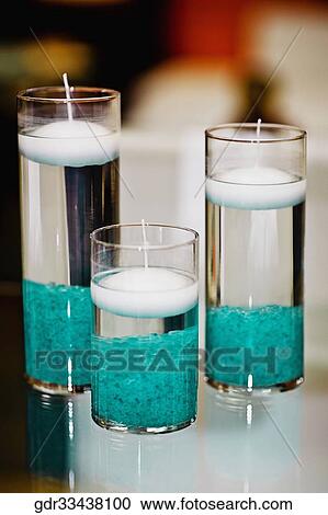 Candles in glassware View Large Photo Image Stock Image - Candles in glassware. Fotosearch