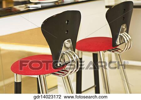 Chairs in the kitchen View Large Photo Image Stock Image - Chairs in the kitchen. Fotosearch