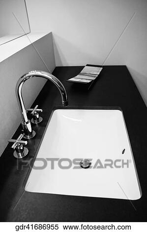 Close-up of a bathroom sink View Large Photo Image Stock Photography - Close-up of a bathroom sink. Fotosearch