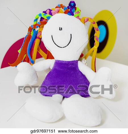 Stock Image - Close-up of a doll. Fotosearch