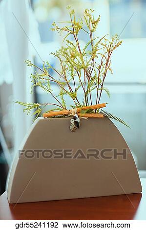 Close-up of a flower pot View Large Photo Image Stock Image - Close-up of a flower pot. Fotosearch