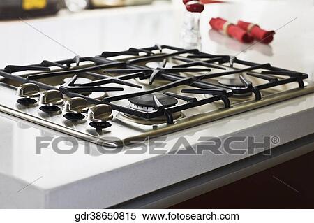 Close-up of a gas stove burner View Large Photo Image Stock Photography - Close-up of a gas stove burner. Fotosearch