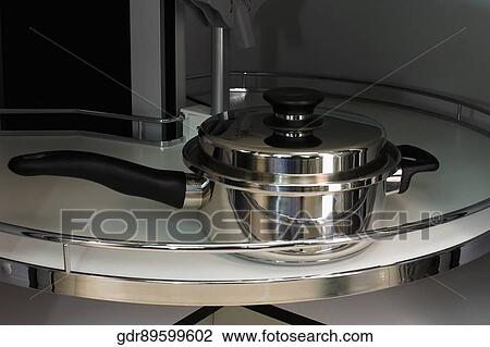 Close-up of a saucepan View Large Photo Image Stock Image - Close-up of a saucepan. Fotosearch