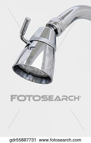 Close-up of a shower head in the bathroom View Large Photo Image Stock Image - Close-up of a shower head in the bathroom. Fotosearch