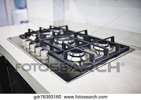 Close-up of a stove View Large Photo Image Stock Image - Close-up of a stove. Fotosearch