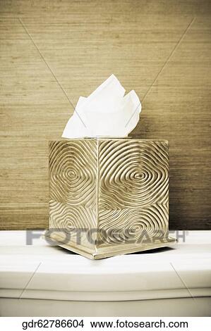 Close-up of a tissue paper in a box View Large Photo Image Picture - Close-up of a tissue paper in a box. Fotosearch