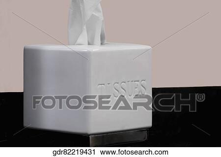 Close-up of a tissue paper in a box View Large Photo Image Stock Image - Close-up of a tissue paper in a box. Fotosearch
