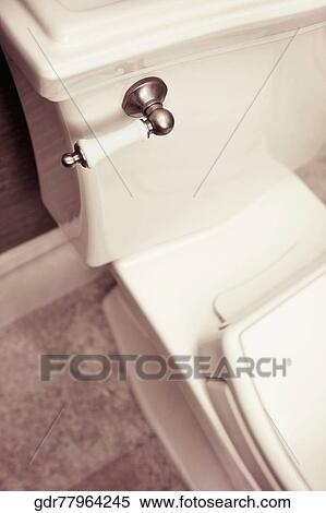 Stock Photography - Close-up of a toilet bowl. Fotosearch