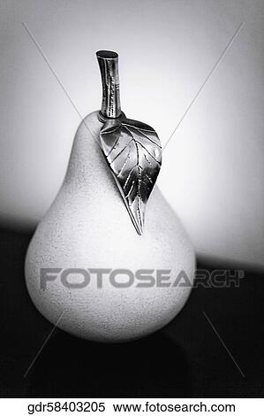 Close-up of an artificial pear View Large Photo Image Stock Photography - Close-up of an artificial pear. Fotosearch
