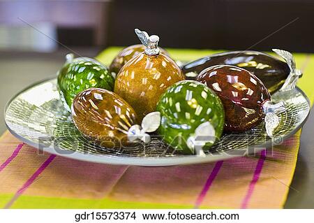 Close-up of artificial fruits in a bowl View Large Photo Image Picture - Close-up of artificial fruits in a bowl. Fotosearch