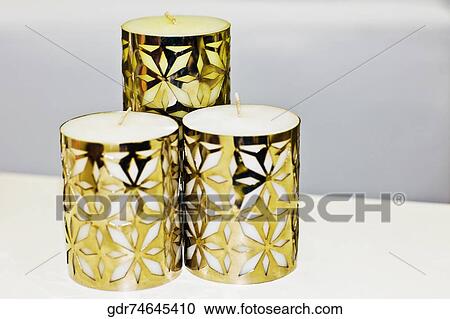 Close-up of candles View Large Photo Image Stock Image - Close-up of candles. Fotosearch