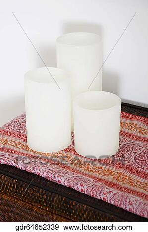 Close-up of candles View Large Photo Image Stock Photo - Close-up of candles. Fotosearch