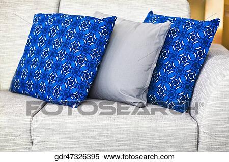 Close-up of cushions on a couch View Large Photo Image Stock Photography - Close-up of cushions on a couch. Fotosearch