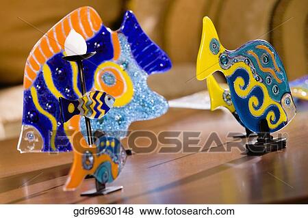 Close-up of showpieces on a table View Large Photo Image Stock Photo - Close-up of showpieces on a table. Fotosearch