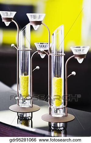 Close-up of showpieces on a table View Large Photo Image Stock Photograph - Close-up of showpieces on a table. Fotosearch