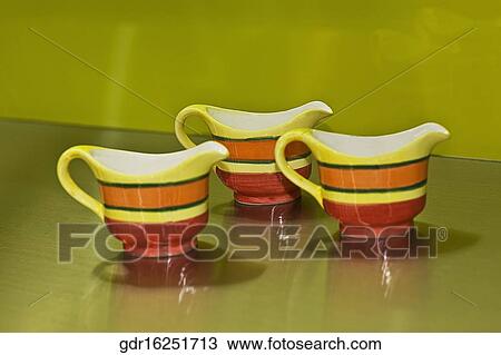Close-up of tea cups View Large Photo Image Stock Image - Close-up of tea cups. Fotosearch