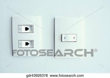 Close-up of telephone jacks with a switch View Large Photo Image Stock Photo - Close-up of telephone jacks with a switch. Fotosearch
