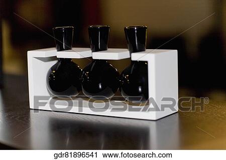 Close-up of three vases View Large Photo Image Stock Image - Close-up of three vases. Fotosearch