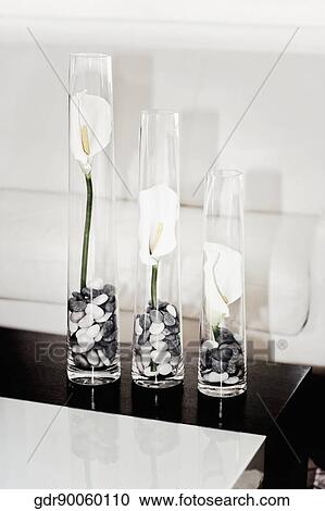 Close-up of three vases View Large Photo Image Stock Image - Close-up of three vases. Fotosearch
