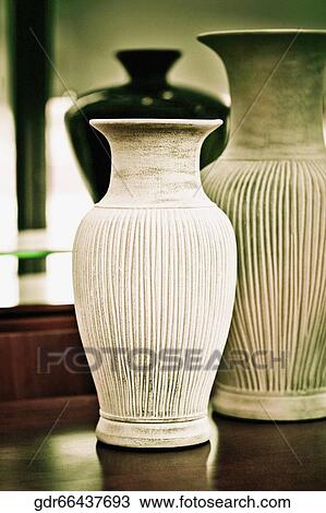 Close-up of two vases View Large Photo Image Stock Image - Close-up of two vases. Fotosearch