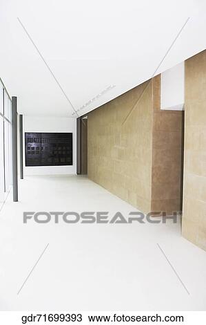 Corridor of a house View Large Photo Image Stock Image - Corridor of a house. Fotosearch