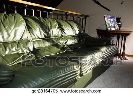 Couch in a living room View Large Photo Image Stock Photography - Couch in a living room. Fotosearch