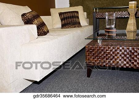 Cushions on a couch View Large Photo Image Picture - Cushions on a couch. Fotosearch