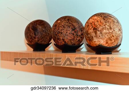 Stock Photograph - Decorative balls on the rack. Fotosearch