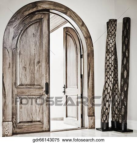 Decorative pillars near a door View Large Photo Image Stock Photography - Decorative pillars near a door. Fotosearch