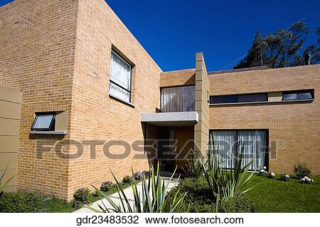 Facade of a house View Large Photo Image Stock Image - Facade of a house. Fotosearch