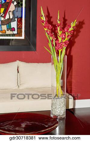 Flower vase on a table View Large Photo Image Stock Image - Flower vase on a table. Fotosearch