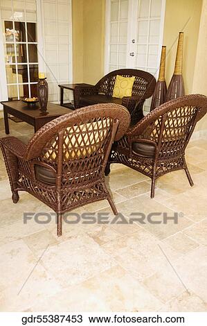 Furniture under a patio View Large Photo Image Stock Image - Furniture under a patio. Fotosearch