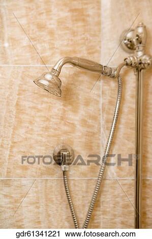 Hand shower in the bathroom View Large Photo Image Stock Image - Hand shower in the bathroom. Fotosearch