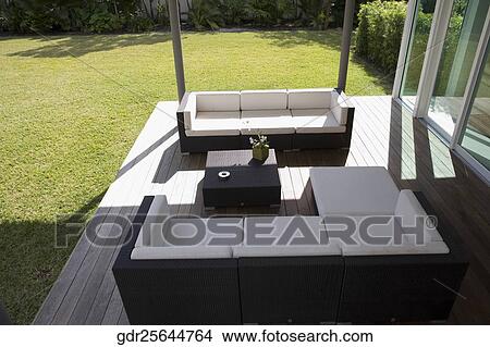 High angle view of a couch View Large Photo Image Picture - High angle view of a couch. Fotosearch