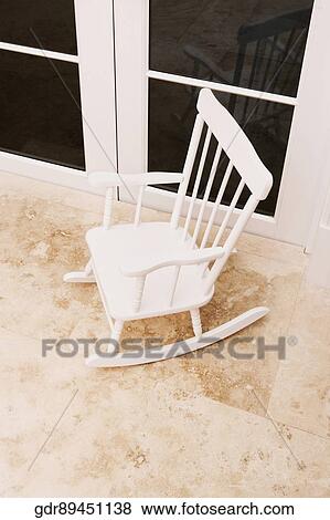 High angle view of a rocking chair View Large Photo Image Stock Photo - High angle view of a rocking chair. Fotosearch