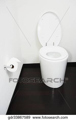 High angle view of a toilet bowl in the bathroom View Large Photo Image Stock Photo - High angle view of a toilet bowl in the bathroom. Fotosearch